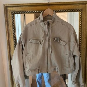 Beige Utility Jacket